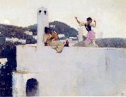 John Singer Sargent Sargent  Capri France oil painting artist